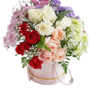 Luxury Fresh Rose Flower Bucket