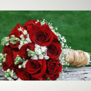 Classic Red Rose Hand-Tied Bouquet