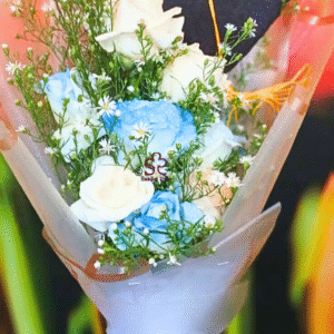 Blue Pride Graduation Bouquet