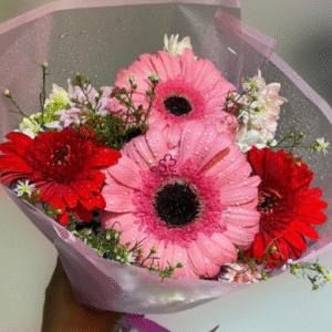 The Blushing Gerbera Bouquet