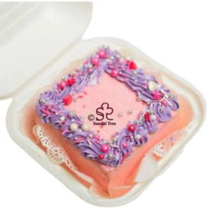 Lavender & Pink Bento Cake