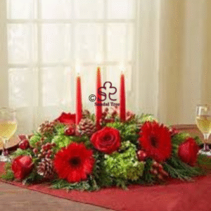 Crimson Noel Centerpiece