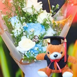 Blue Pride Graduation Bouquet