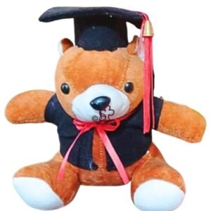 Brown in Bloom Graduation Teddy