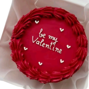 "Be My Valentine" Velvet Cake