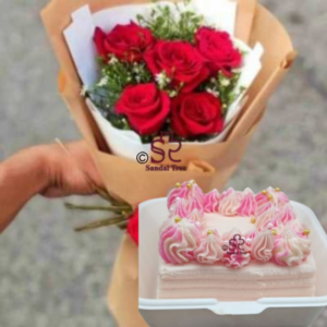 Classic Rose  & Bento Cake Box