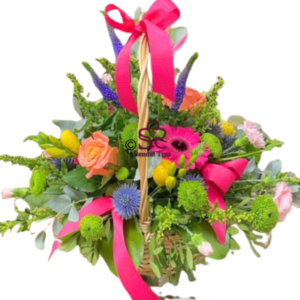"Enchanted Garden" Vibrant Basket
