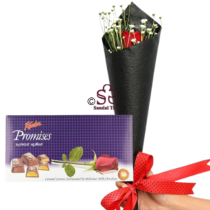 Sweet Promise Rose & Chocolate Wrap