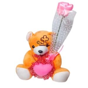 Sunshine Heart & Rose Birthday Bear
