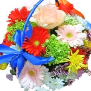 Midnight Azure Garden Basket