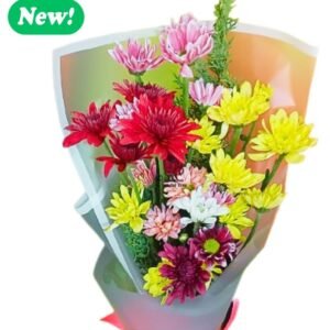 Vibrant Harmony Chrysanthemum Bouquet