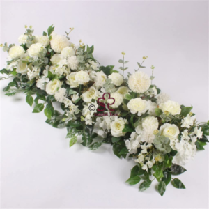 Long White Rose and Carnation Flower for Temple Shrines (Mixed Flowers)