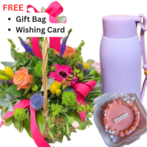 Liyathambara Floral Basket & Treats