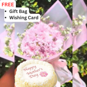 Purest Love Mother’s Day Cake & Blooms