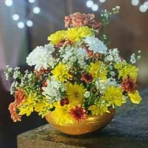 Colorful Sevvandi Mal Pot for Vesak Buddha Puja