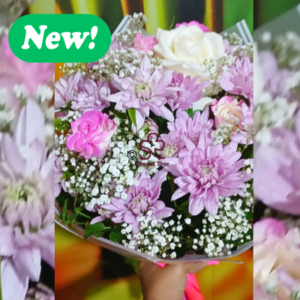 Elegant Chrysanthemum and Rose Floral Bouquet
