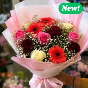 Premium Roses &  Gerbera Luxury Bouquet