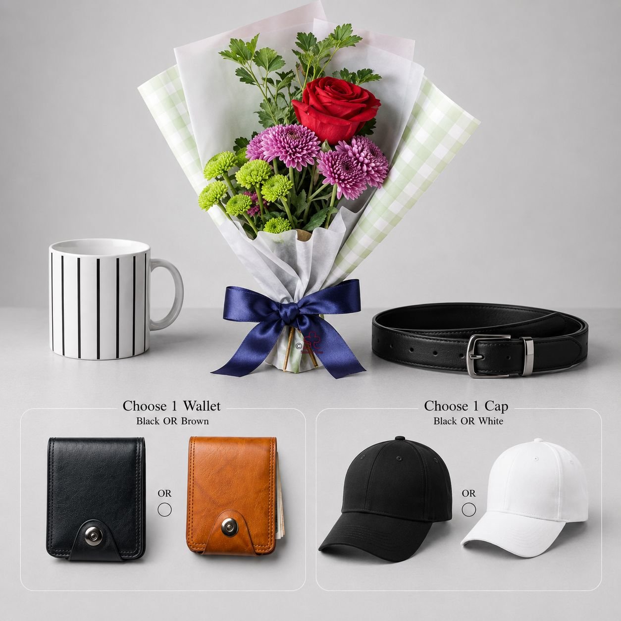 Red Rose & Chrysanthemum Men’s Day Gift Bundle