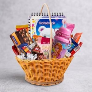 Princess Water Bottle & Stationery Treat Basket