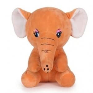 Cute Orange Elephant Plush Toy