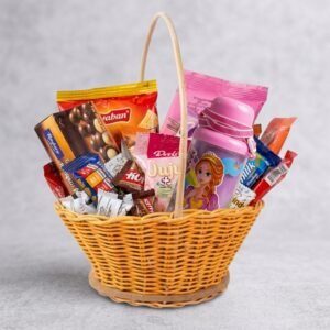 Disney Princess Water Bottle Woven Snack Basket