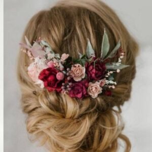 Deep Passion Bridal Hair