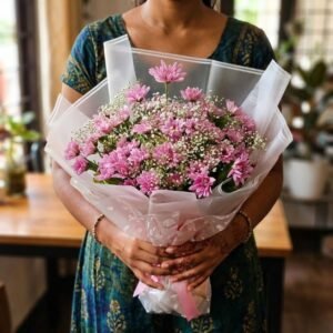 Handcrafted Pink Grace Gift Bouquet arrangement
