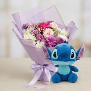 Adorable Blue Stich & Lilac Elegance Gift Bundle